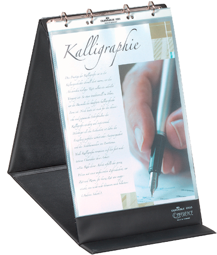 8560_01_GEN_A5893a365536e8 DURABLE Klarsichthüllen für Tisch-Flipchart, A4 quer