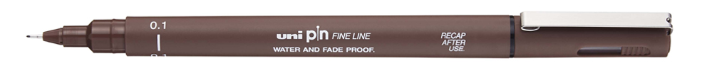 sepia3v9rPXBaHdtvq uni-ball Fineliner PIN 01200 GF, dark grey