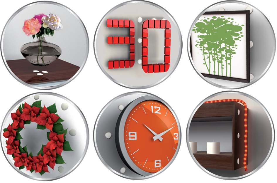 47910-Anw UHU Klebepads patafix homedeco, wieder ablösbar, weiß