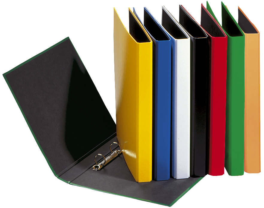 PAGNA Ringbuch ´Basic Colours´, 2 Ring-Mechanik, weiß
