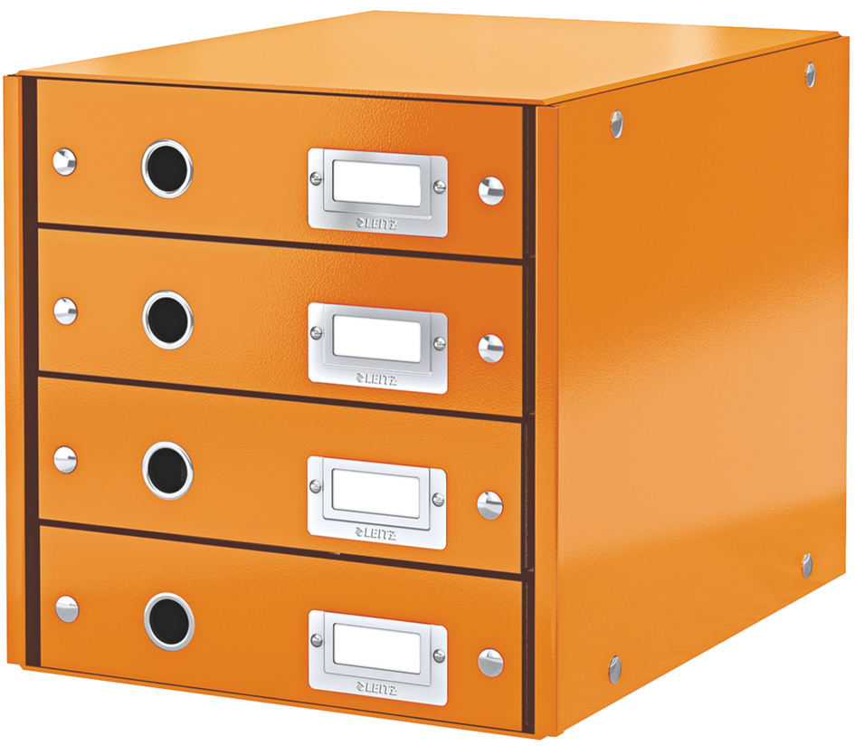 6049004458936711a8e9d LEITZ Schubladenbox Click & Store, 4 Schübe WOW, schwarz