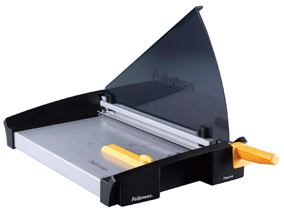 5411101_Plasma5893301fd4047 Fellowes Hebel-Schneidemaschine Plasma, DIN A3, schwarz/gelb