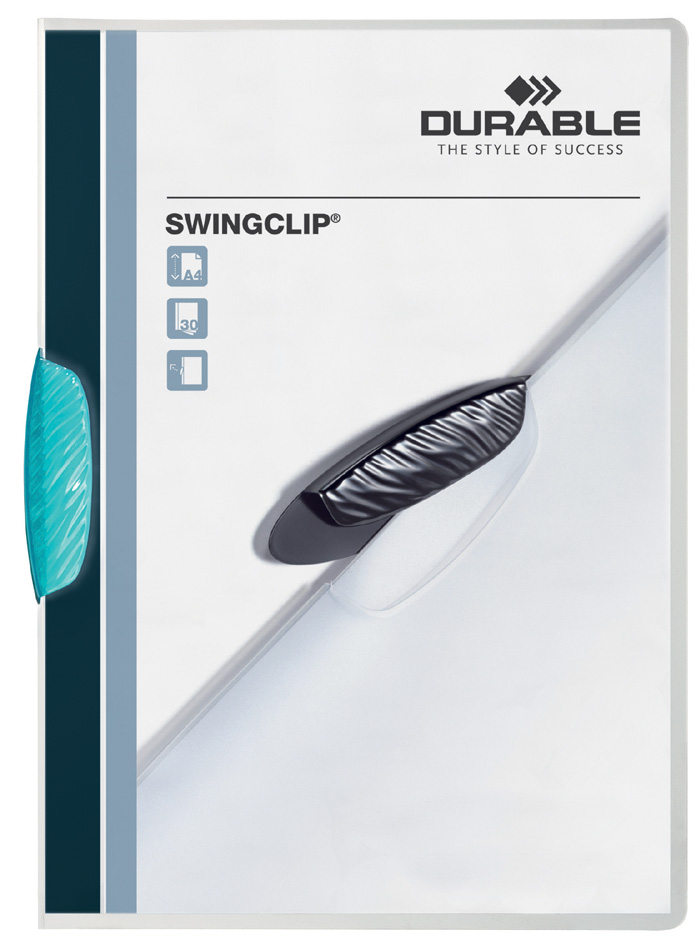 2260-14-durable58937599c9dfe DURABLE Klemmhefter SWINGCLIP, DIN A4, Clip mittelblau
