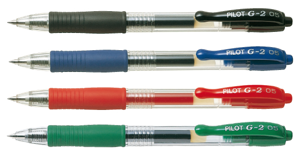 PILOT Gelschreiber G2 05, Strich-/Gehäusefarbe: blau