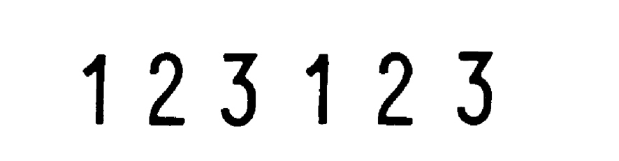 1556_Abdruck589322548f733 trodat Ziffernstempel, 8-stellig, Abdruckmaße: 4 x 32 mm