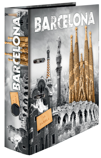 717758934e4878295 HERMA Motivordner ´Barcelona´, DIN A4, Rückenbreite: 70 mm