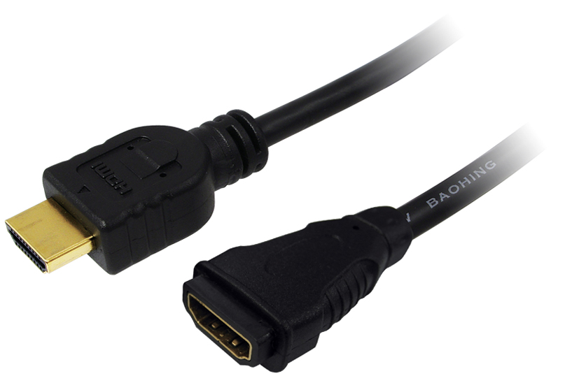 CH005658931dd45bb8d LogiLink HDMI Verlängerungskabel 1.4, schwarz, 3,0 m