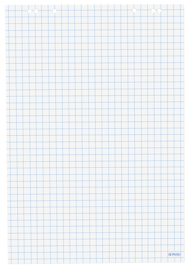 10834141000158931d25ac7a3 herlitz Flipchart-Block, 20 Blatt, kariert, 680 x 990 mm