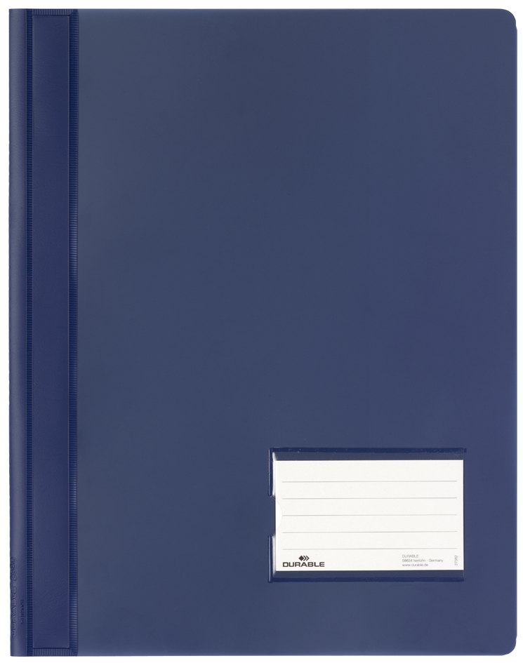 2680_07_GEN_A589376fbe7ca9 DURABLE Schnellhefter DURALUX, DIN A4 dunkelblau-transluzent