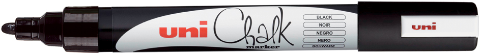 PWE-5M_Noir uni-ball Kreidemarker Chalk PWE-5M, gold, Rundspitze