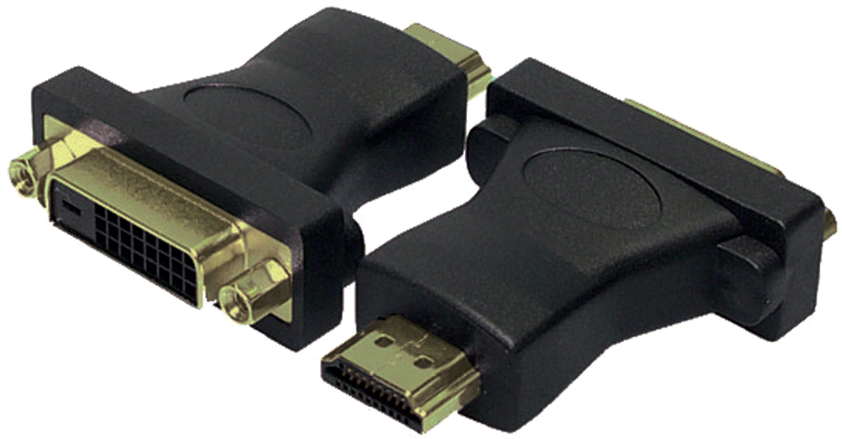 AH000258931df9ef038 LogiLink HDMI Stecker - DVI-D 24+1 Kupplung Adapter, schwarz