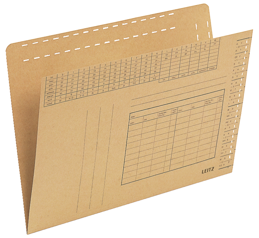 2430000 LEITZ Einstellmappe, vertikal, A4, natron