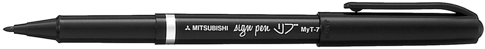 MYT7-NOIR58933949a0f67 uni-ball Faserschreiber SIGN PEN (MYT7 N), schwarz