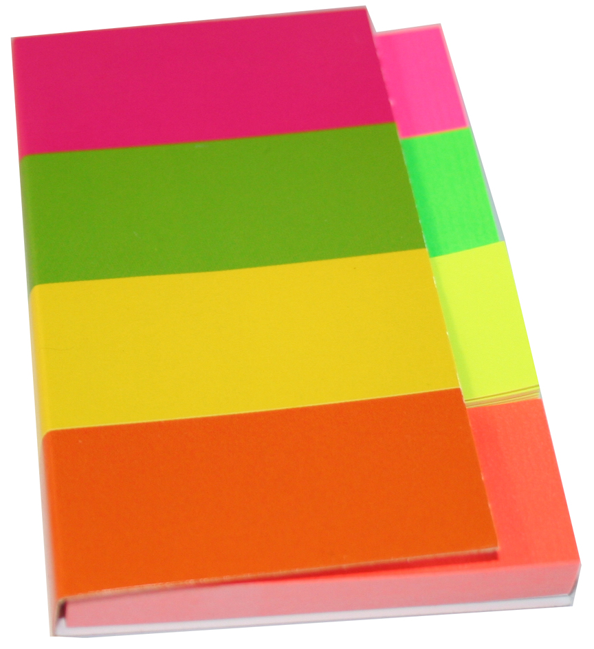 N45104 Kores Pagemarker - Papier, 20 x 50 mm, Neonfarben