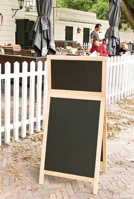 SDT-B-120-locationkTOvbxEyDEr1Z Securit Kundenstopper DELUXE Top Board, mahagoni