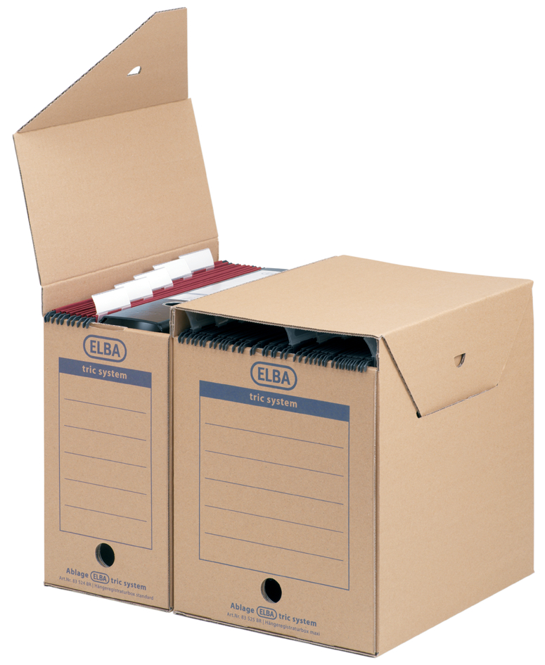 83524_83525_20065893431d837a1 ELBA Hängemappen-Archiv tric System maxi, naturbraun