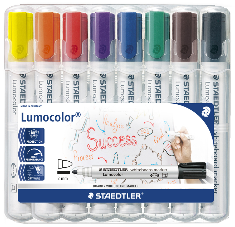 STAEDTLER Lumocolor Whiteboard-Marker 351, 4er Etui