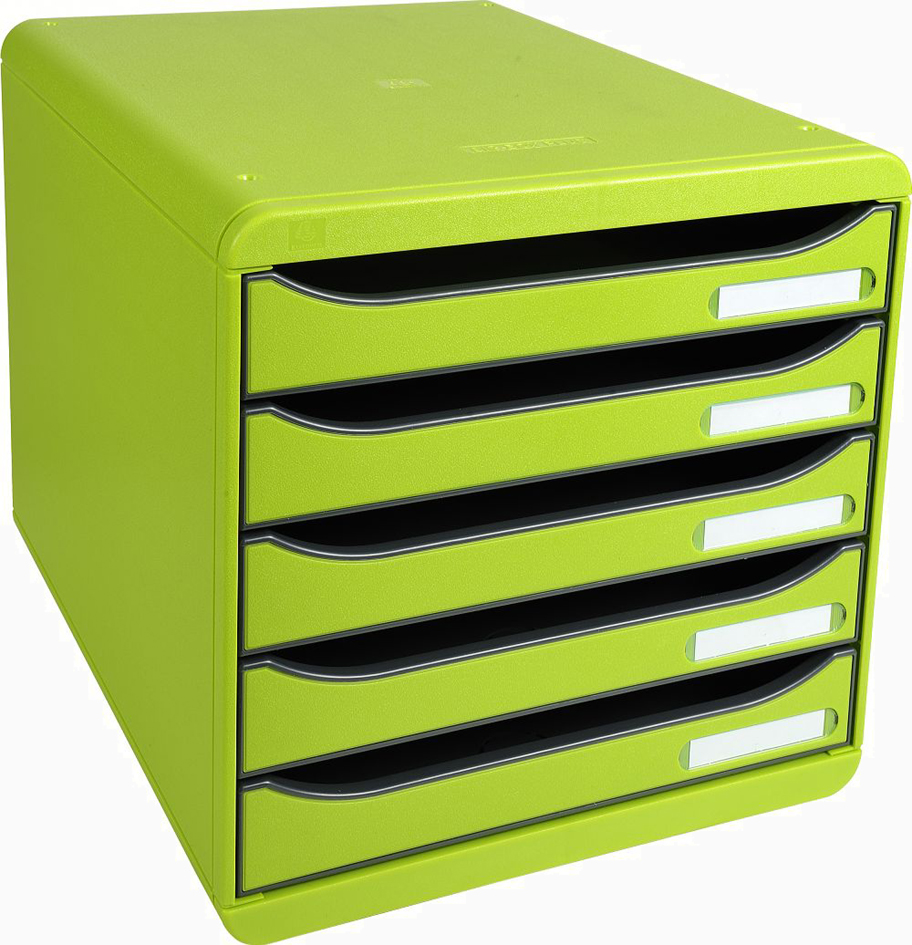 EXACOMPTA Schubladenbox BIG BOX PLUS, 5 Schübe, harlekin