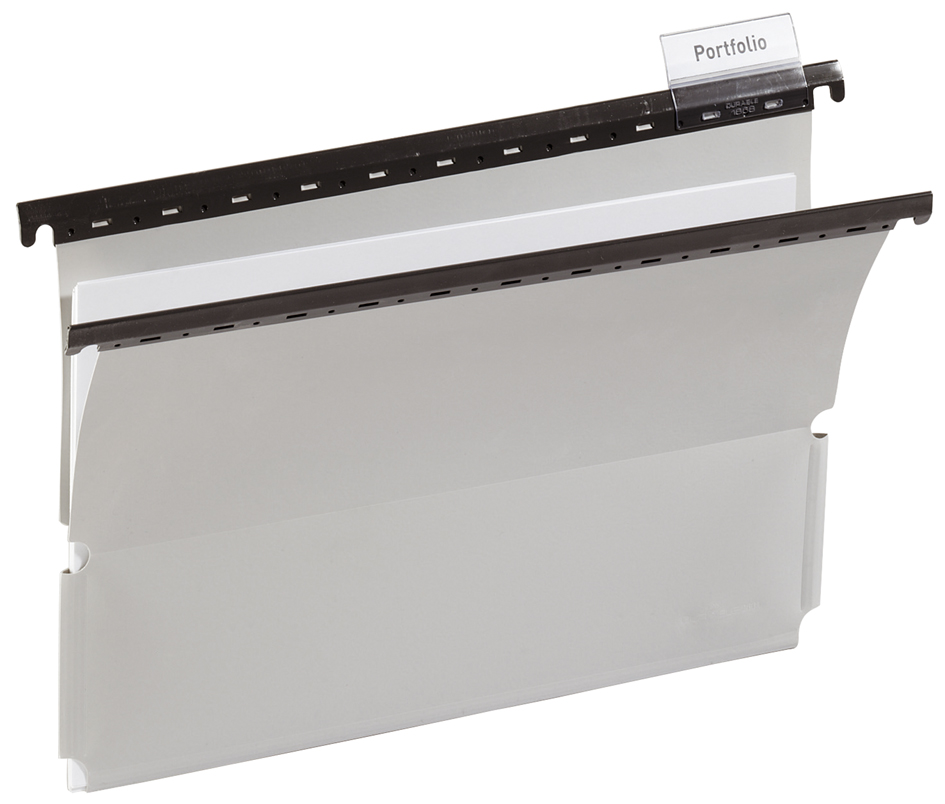 2601_10_GEN_A DURABLE Hängemappe, aus Kunststoff, für DIN A4, grau
