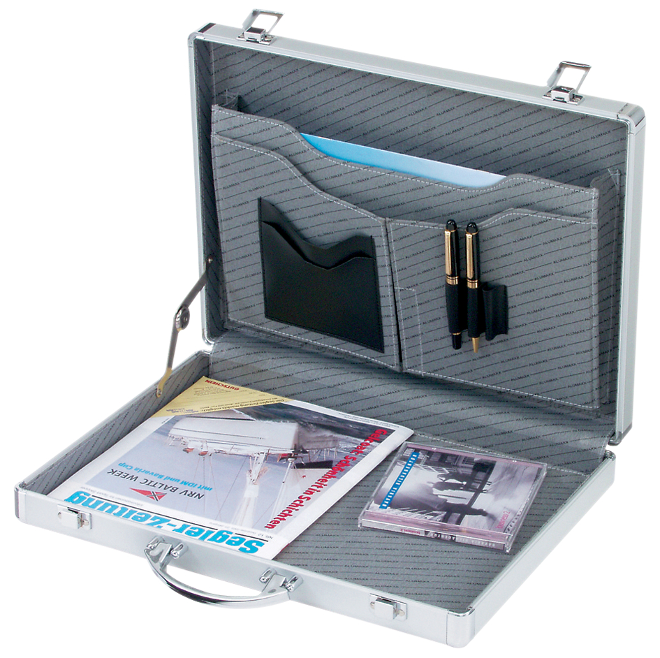 45112_of ALUMAXX Attaché-koffer ´MINOR´, Aluminum, silber