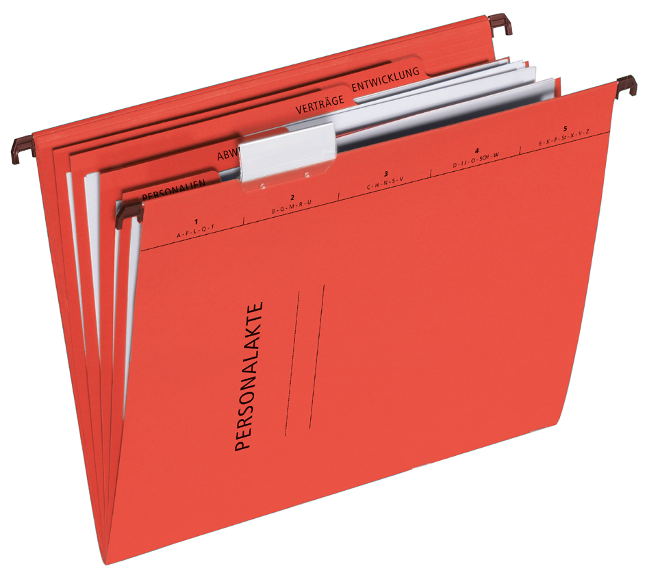 44105_01_b PAGNA Personalakte, aus Karton, 5-fach, rot