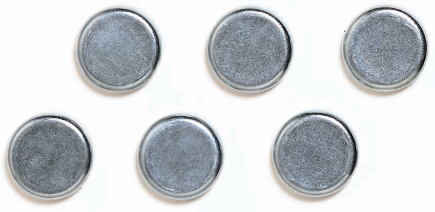 FRANKEN Chrom-Haftmagnet, Haftkraft: 13.000 g, Durchm. 25 mm