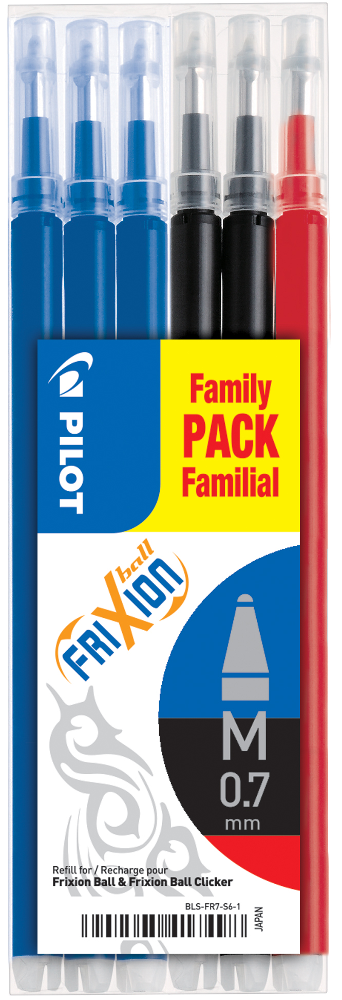 505439858f97958bf3d6 PILOT Tintenroller-Ersatzmine BLS-FR7, Strichfarbe: sortiert