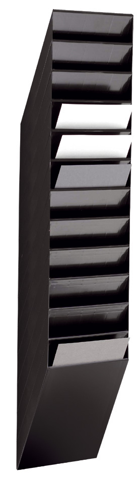 DURABLE Wand-Prospekthalter-Set ´FLEXIBOXX 12´, A4