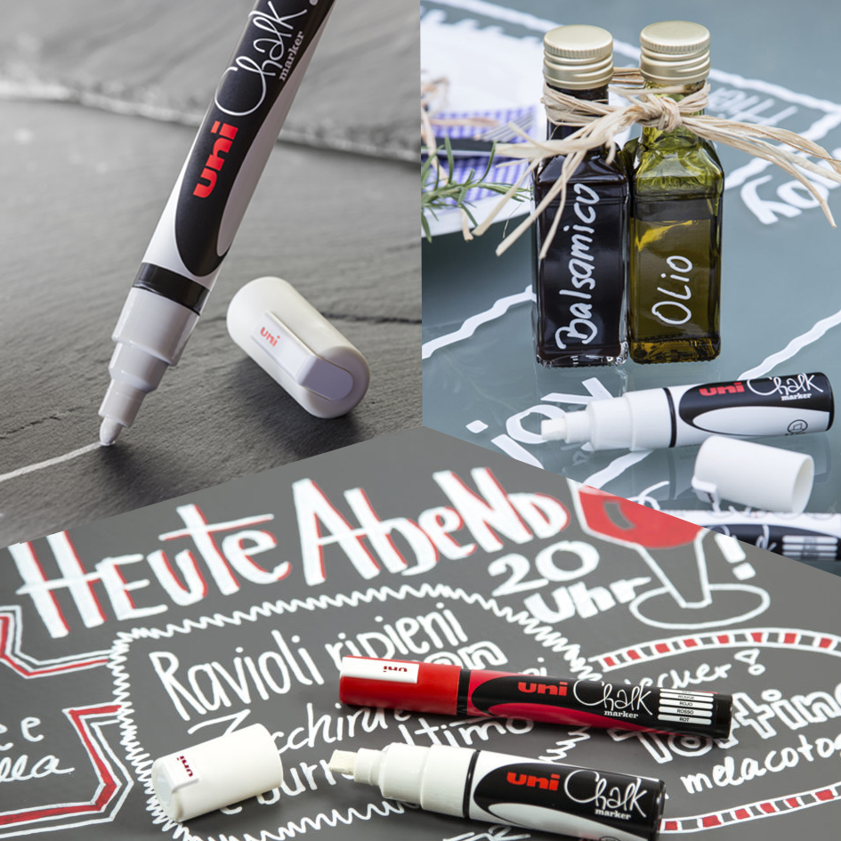 ambiance_chalk uni-ball Kreidemarker Chalk PWE-5M, gold, Rundspitze
