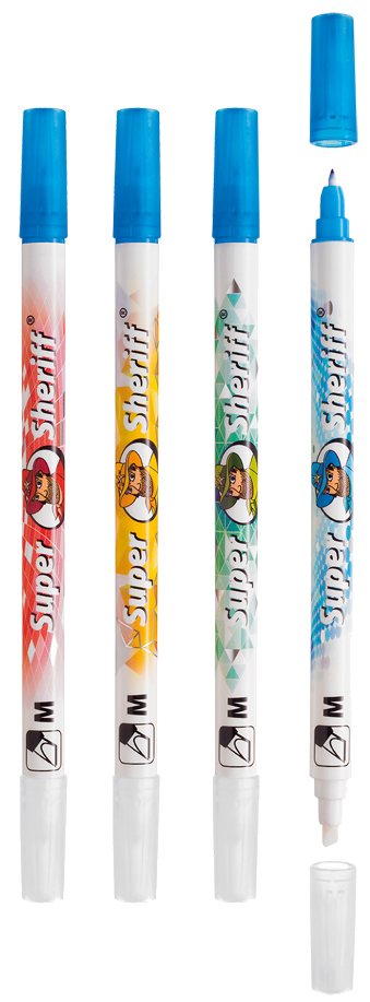 987032_012015 Pelikan Tintenlöscher Super Sheriff 258MP, multi, Keilspitze