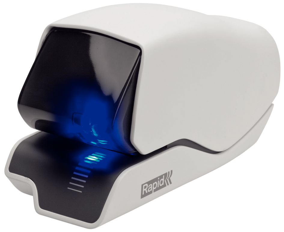 25095200 Rapid Elektro-Heftgerät Supreme 5025e, weiß/grau