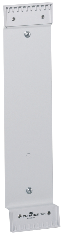 5674_10_GEN_A DURABLE Wandhalter FUNCTION, für 10 Sichttafeln DIN A4, grau