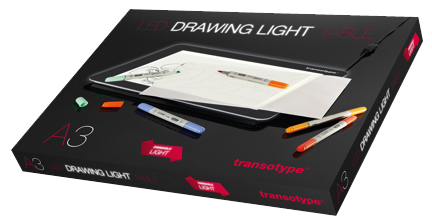 transotype LED-Leuchttisch ´DRAWING LIGHT TABLE´, DIN A3