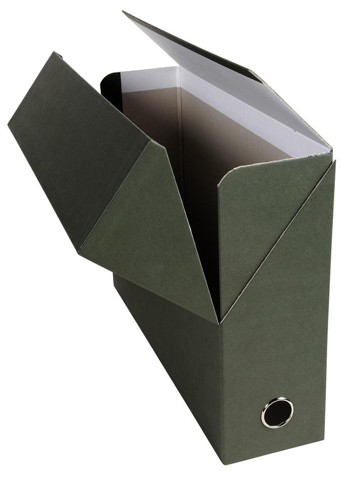 8700786 EXACOMPTA Archivbox, Karton, Rückenbreite 90 mm, dunkelgrün