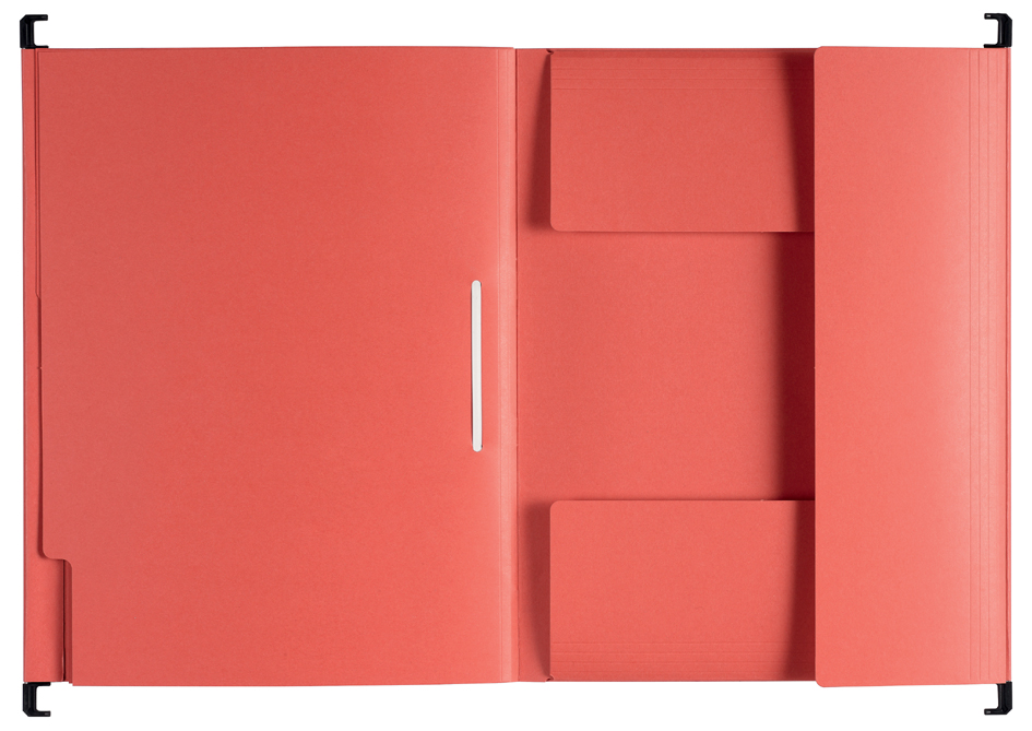 44105_01_d PAGNA Personalakte, aus Karton, 5-fach, rot