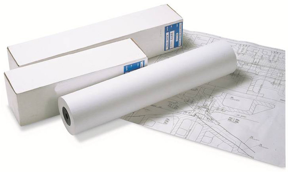 Plotterrollen58b57146aa101 Clairefontaine Inkjet-Plotterrolle, (B)610 mm x (L)45 m