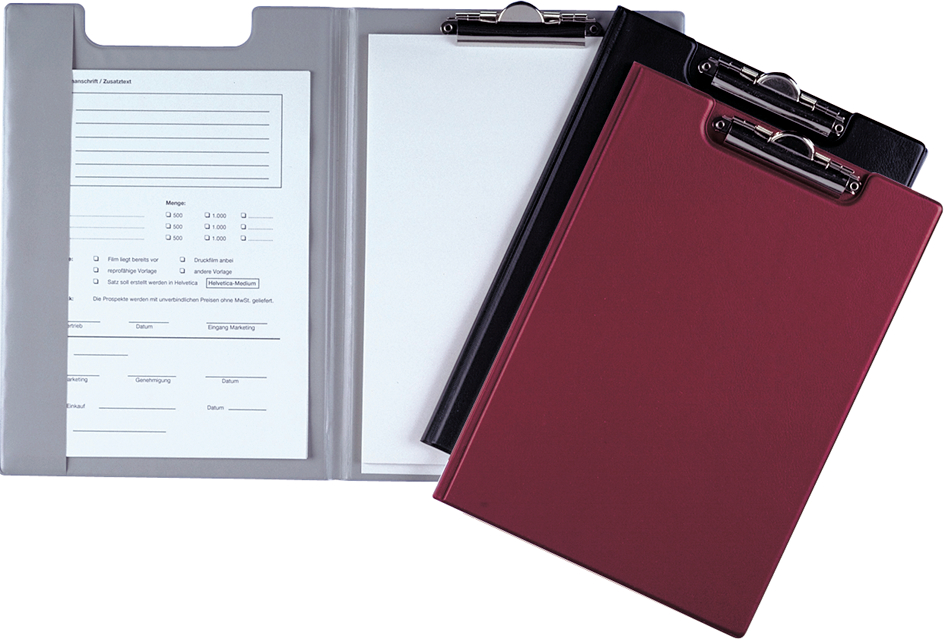 2357589375eb4ebd4 DURABLE Klemmbrett-Mappe Standard, DIN A4, dunkelblau