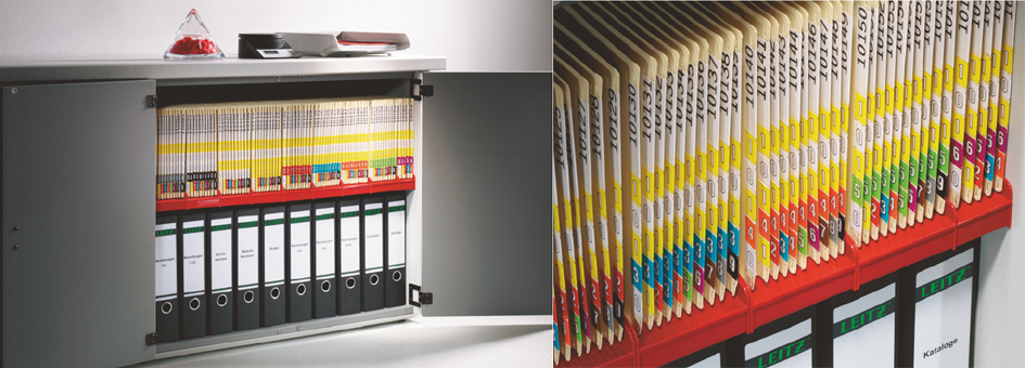 2427-Anw589c5b10d14c9 LEITZ Stehsammler Standard, für Einstellmappen, blau