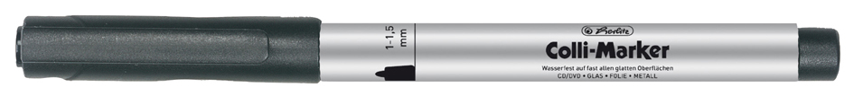 herlitz Permanent-Marker ´Collimarker´, Rundspitze, schwarz
