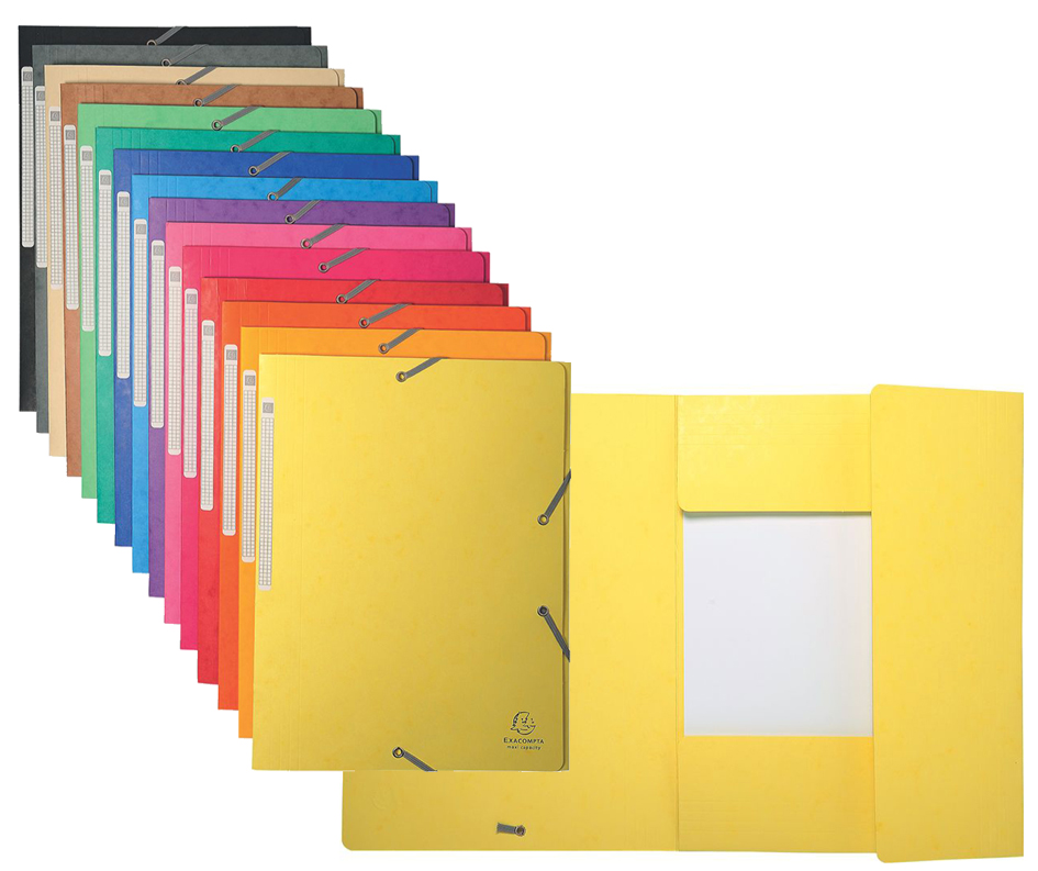 17110H_gruppe58936eec78ab9 EXACOMPTA Eckspannermappe, DIN A4, Karton, rosa