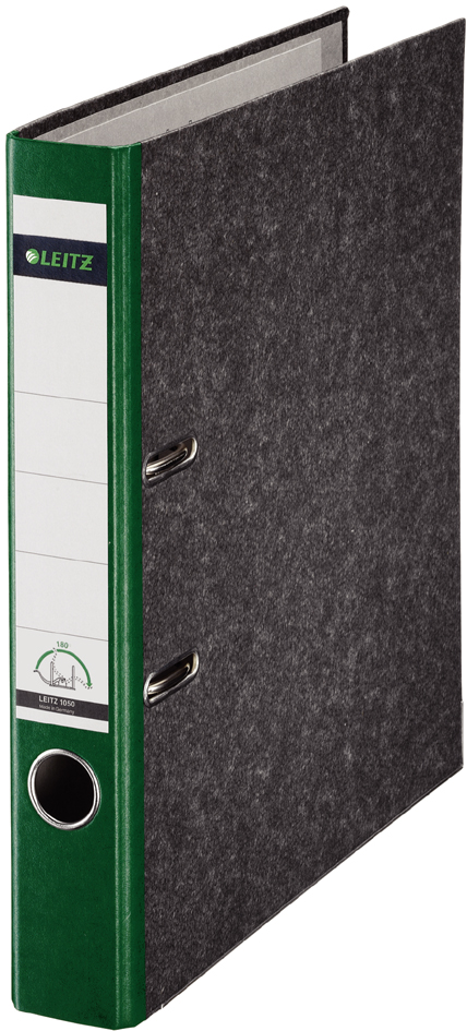 1050505558935e242c168 LEITZ Wolkenmarmor-Ordner, 180 Grad, DIN A4, 52 mm, grau