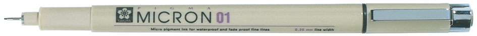 SAKURA Fineliner PIGMA MICRON 01, schwarz