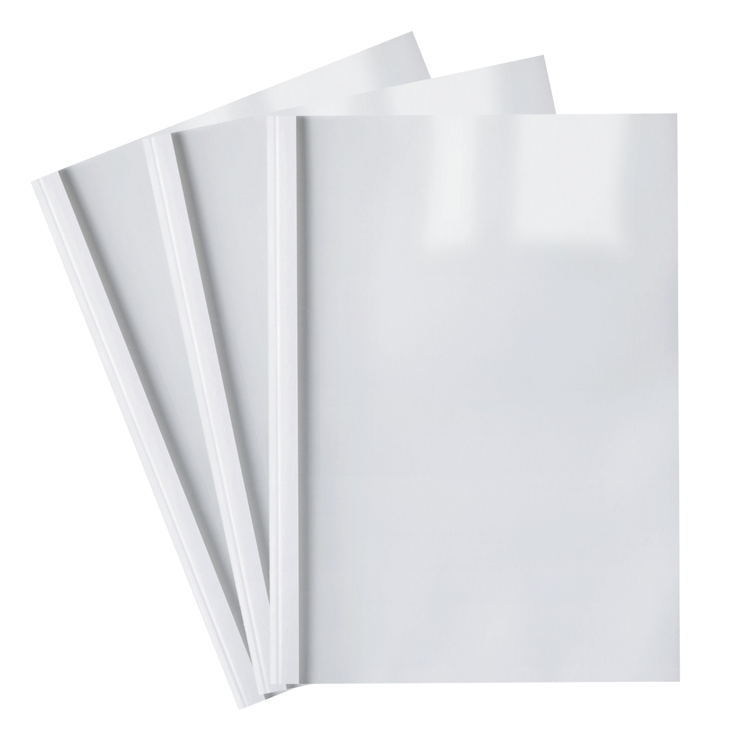 100 Thermobindemappen, weiß, 15.0 mm