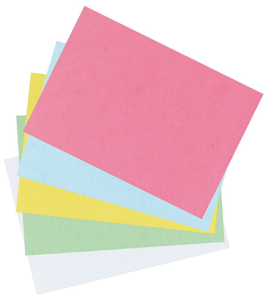 10835783000158931d5e9b2de herlitz Karteikarten, DIN A6, liniert, orange