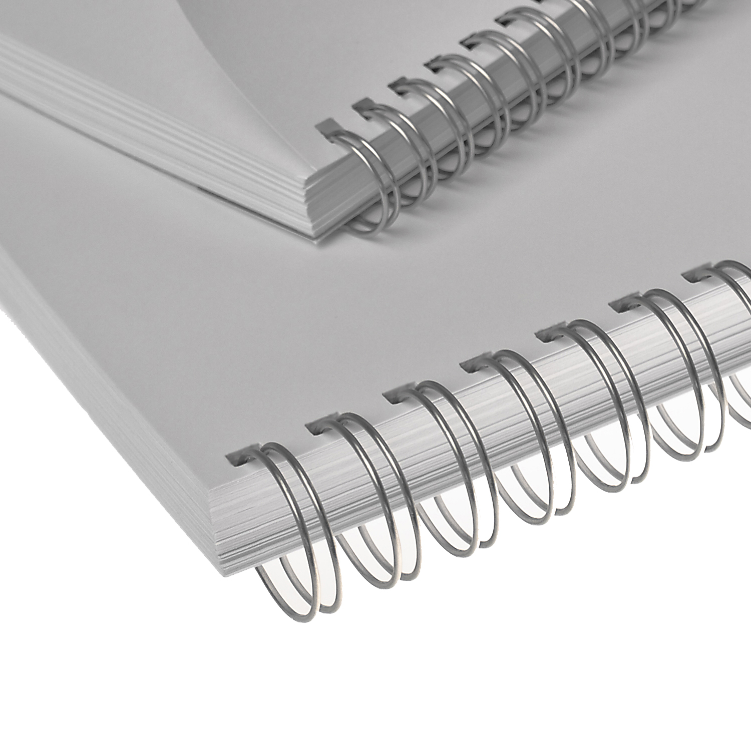 RENZ Drahtbinderücken, Teilung 3:1, 9.5 mm, silber lackiert (nc)