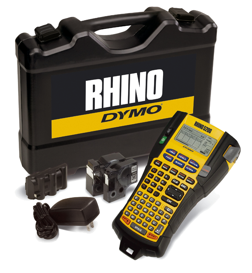 S0841400589b28b417d47 DYMO Industrie-Beschriftungsgerät ´RHINO 5200´, im Koffer