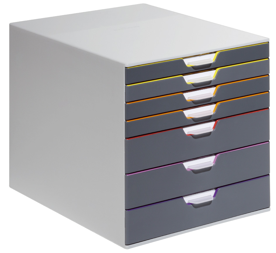 DURABLE Schubladenbox VARICOLOR 7, mit 7 Schubladen
