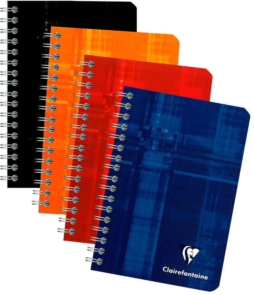 87000343 Clairefontaine Spiralheft, 90 x 140 mm, kariert