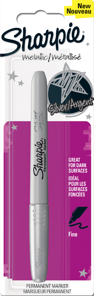 1849112589326911e1e6 Sharpie Permanent-Marker Metallic, silber