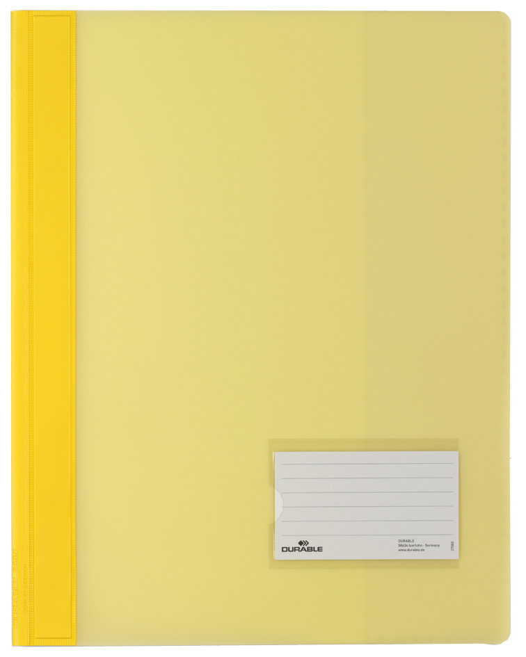 2680-04-durable589376f0c4f04 DURABLE Schnellhefter DURALUX, DIN A4, gelb-transluzent